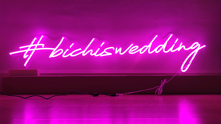 Rótulo de Neón Led para boda #bichiswedding